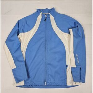 Sunice Golf Jacket‎ Womens Medium. Blue Typhoon Full Zip Pullover Windbreaker